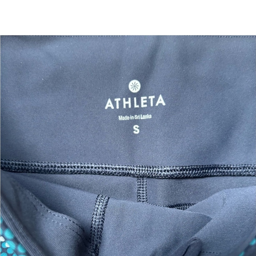 Athleta Sculptek Kinetic Stealth Mesh Leggings Size Small - Picture 2 of 5